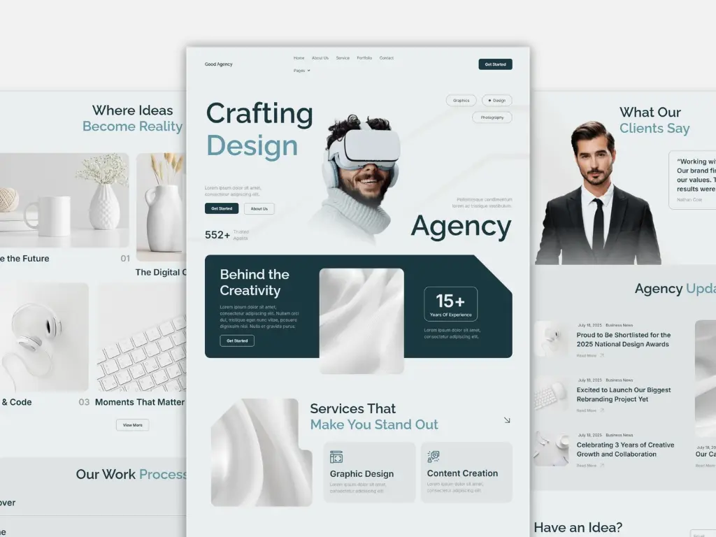 website agency kreatif profesional untuk bisnis digital