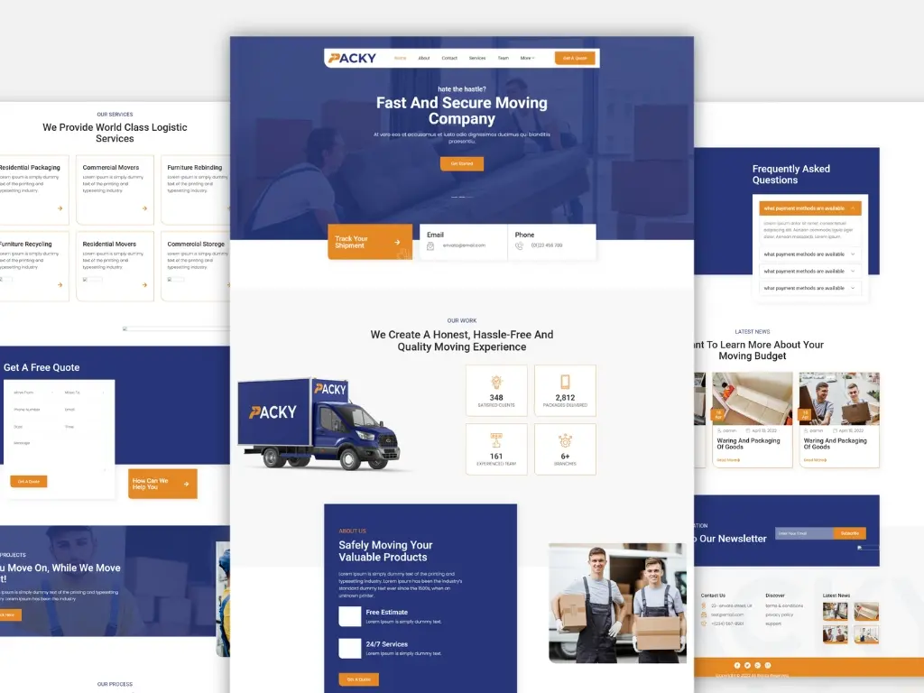 website jasa moving dan logistik profesional untuk bisnis