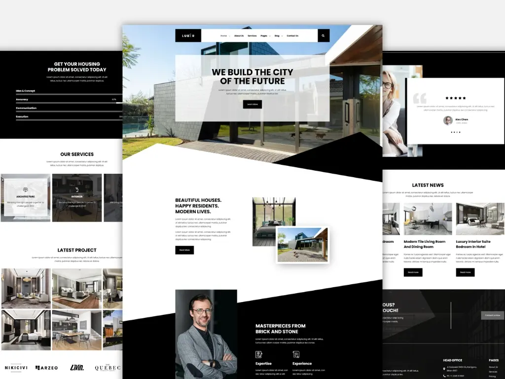 website property dan real estate profesional untuk bisnis